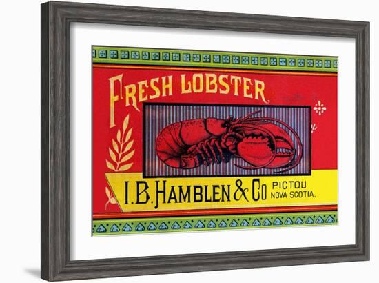 Fresh Lobster-Sun Lithograph Co-Framed Art Print