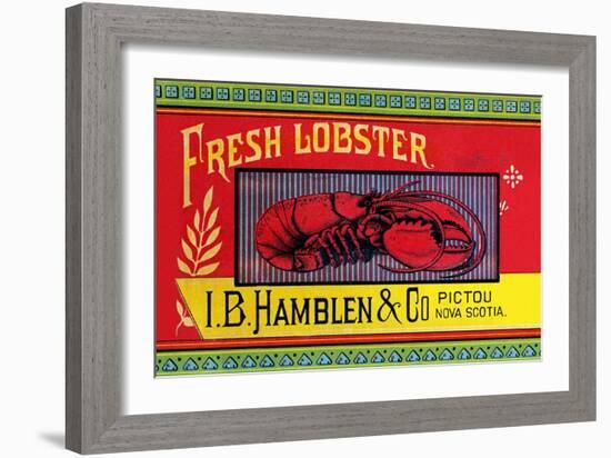 Fresh Lobster-Sun Lithograph Co-Framed Art Print