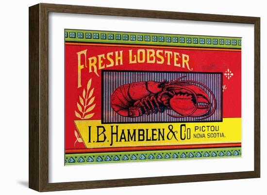 Fresh Lobster-Sun Lithograph Co-Framed Art Print