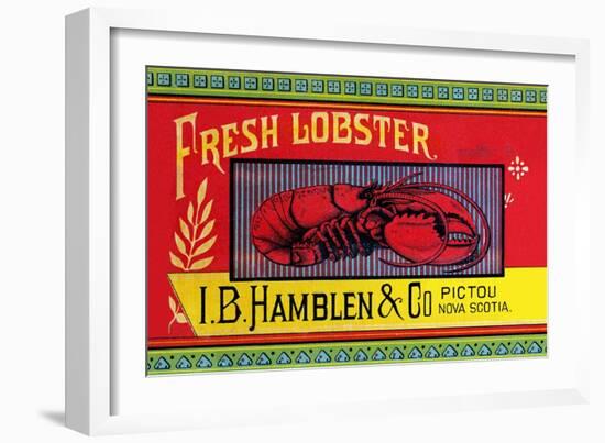 Fresh Lobster-Sun Lithograph Co-Framed Art Print