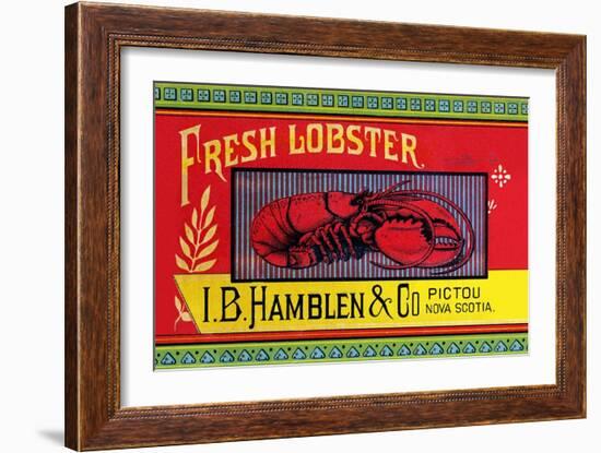 Fresh Lobster-Sun Lithograph Co-Framed Premium Giclee Print