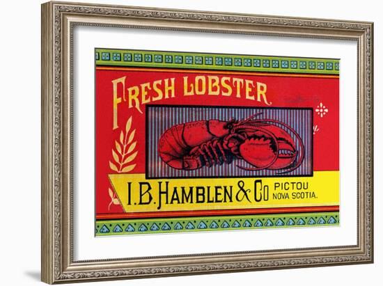 Fresh Lobster-null-Framed Art Print