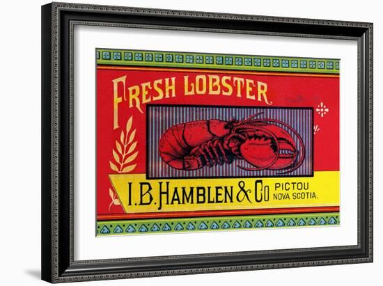 Fresh Lobster-null-Framed Art Print