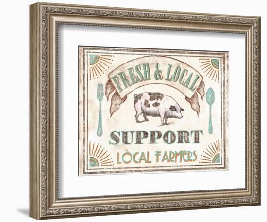 Fresh & Local-Catherine Jones-Framed Art Print