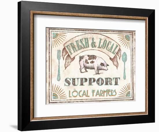 Fresh & Local-Catherine Jones-Framed Art Print