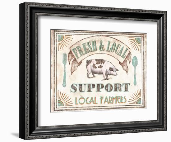 Fresh & Local-Catherine Jones-Framed Art Print