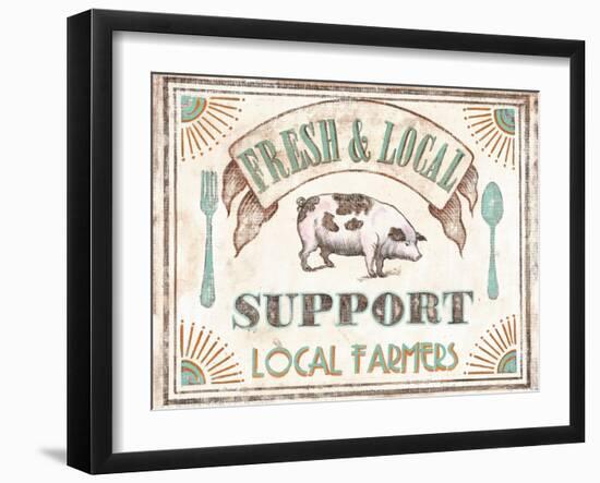 Fresh & Local-Catherine Jones-Framed Art Print