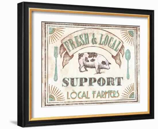 Fresh & Local-Catherine Jones-Framed Art Print