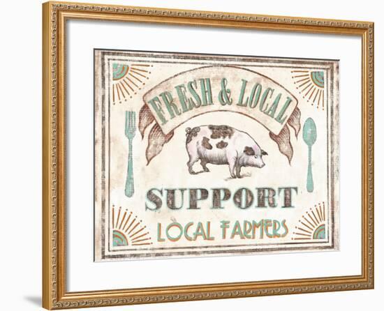 Fresh & Local-Catherine Jones-Framed Art Print