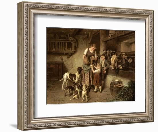 Fresh Milk, 1894-Adolph Eberle-Framed Giclee Print