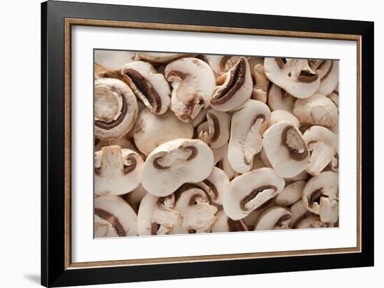 Fresh Mushrooms-Steve Gadomski-Framed Photographic Print