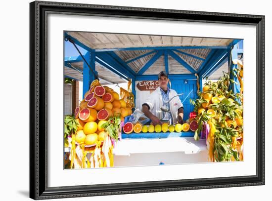 Fresh Orange Juice Vendor, Essaouira, Formerly Mogador, Morocco, North Africa, Africa-Matthew Williams-Ellis-Framed Photographic Print