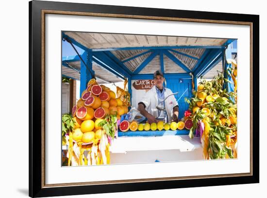 Fresh Orange Juice Vendor, Essaouira, Formerly Mogador, Morocco, North Africa, Africa-Matthew Williams-Ellis-Framed Photographic Print