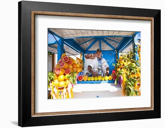 Fresh Orange Juice Vendor, Essaouira, Formerly Mogador, Morocco, North Africa, Africa-Matthew Williams-Ellis-Framed Photographic Print