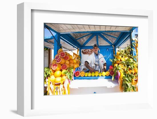 Fresh Orange Juice Vendor, Essaouira, Formerly Mogador, Morocco, North Africa, Africa-Matthew Williams-Ellis-Framed Photographic Print