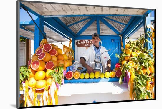 Fresh Orange Juice Vendor, Essaouira, Formerly Mogador, Morocco, North Africa, Africa-Matthew Williams-Ellis-Mounted Photographic Print