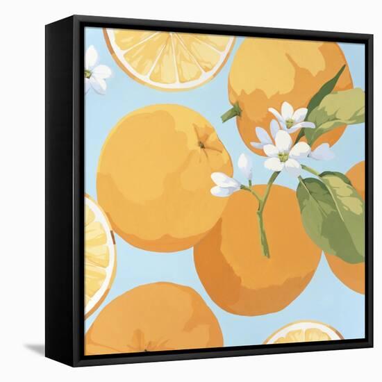 Fresh Oranges-Martha Negley-Framed Premier Image Canvas