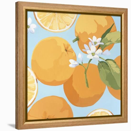 Fresh Oranges-Martha Negley-Framed Premier Image Canvas