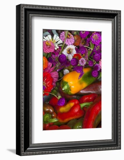 Fresh Organic Vegetables at a Farmers' Market, Savannah, Georgia, USA-Joanne Wells-Framed Photographic Print