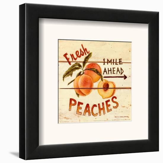 Fresh Peaches-David Carter Brown-Framed Art Print