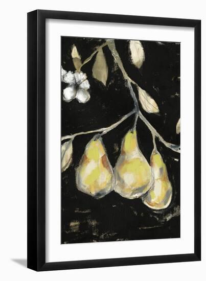 Fresh Pears I-Jennifer Goldberger-Framed Art Print