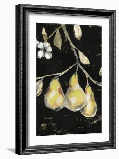 Fresh Pears I-Jennifer Goldberger-Framed Art Print