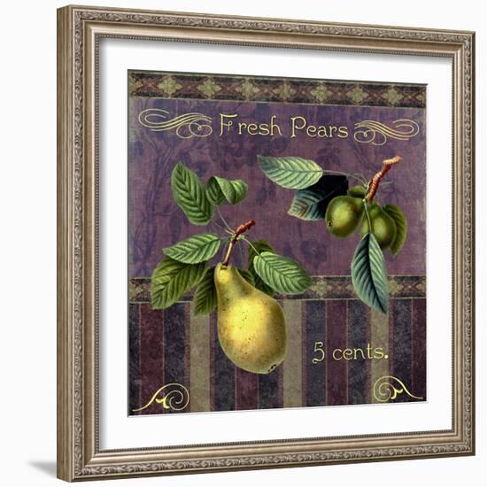 Fresh Pears-Mindy Sommers-Framed Giclee Print