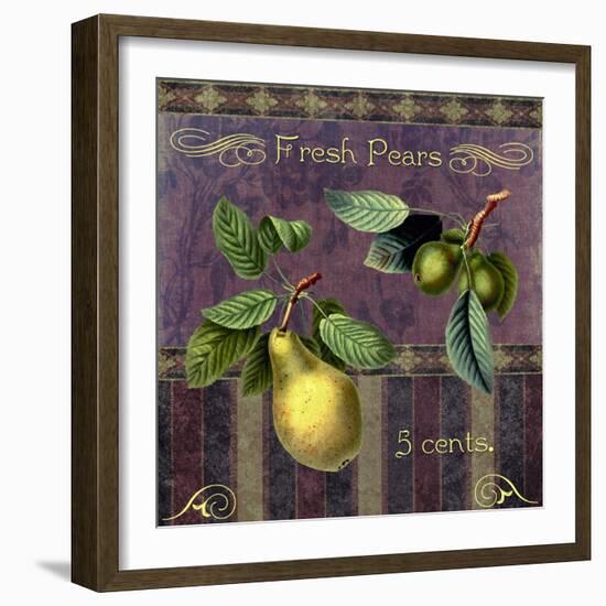 Fresh Pears-Mindy Sommers-Framed Giclee Print