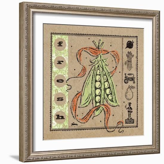 Fresh Peas-Sudi Mccollum-Framed Art Print