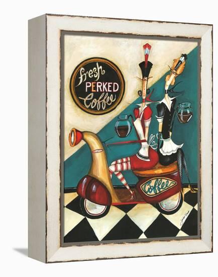 Fresh Perked Coffee-Jennifer Garant-Framed Premier Image Canvas