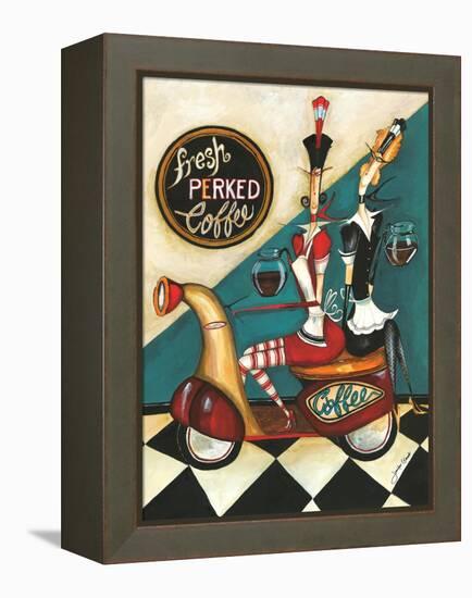 Fresh Perked Coffee-Jennifer Garant-Framed Premier Image Canvas