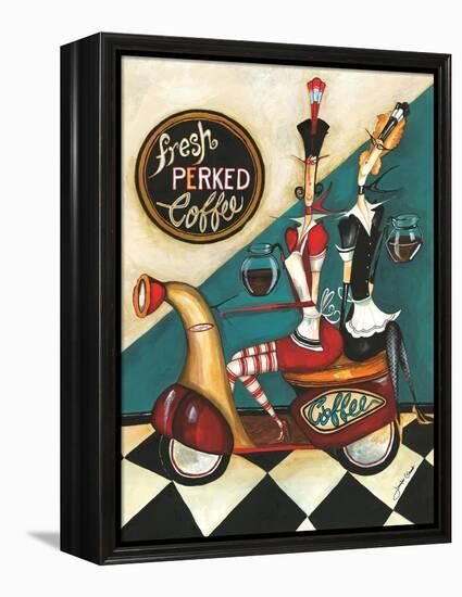 Fresh Perked Coffee-Jennifer Garant-Framed Premier Image Canvas