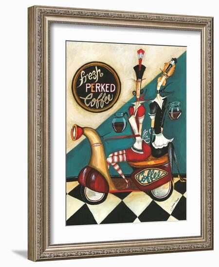 Fresh Perked Coffee-Jennifer Garant-Framed Giclee Print