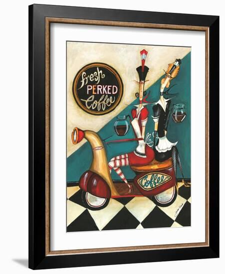 Fresh Perked Coffee-Jennifer Garant-Framed Giclee Print