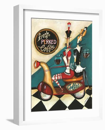 Fresh Perked Coffee-Jennifer Garant-Framed Giclee Print