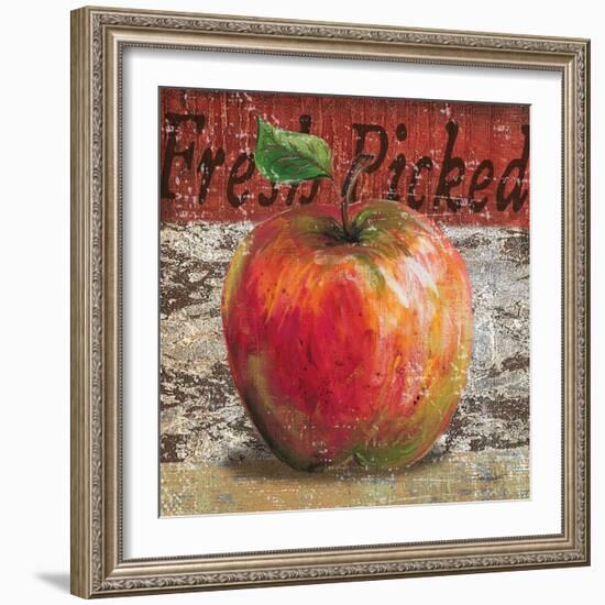 Fresh Picked Apple-Todd Williams-Framed Art Print