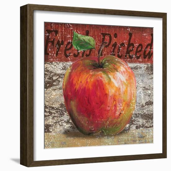 Fresh Picked Apple-Todd Williams-Framed Art Print