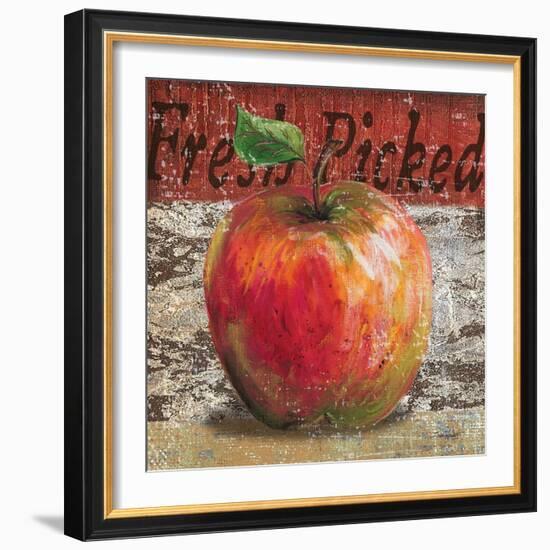 Fresh Picked Apple-Todd Williams-Framed Art Print