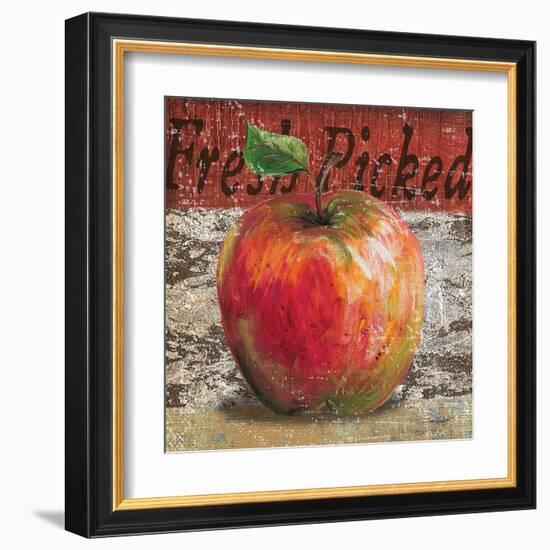 Fresh Picked Apple-Todd Williams-Framed Art Print