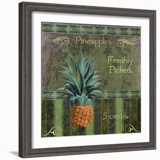 Fresh Pineapples-Mindy Sommers-Framed Giclee Print