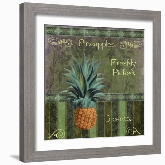 Fresh Pineapples-Mindy Sommers-Framed Giclee Print