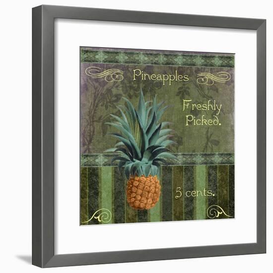 Fresh Pineapples-Mindy Sommers-Framed Giclee Print