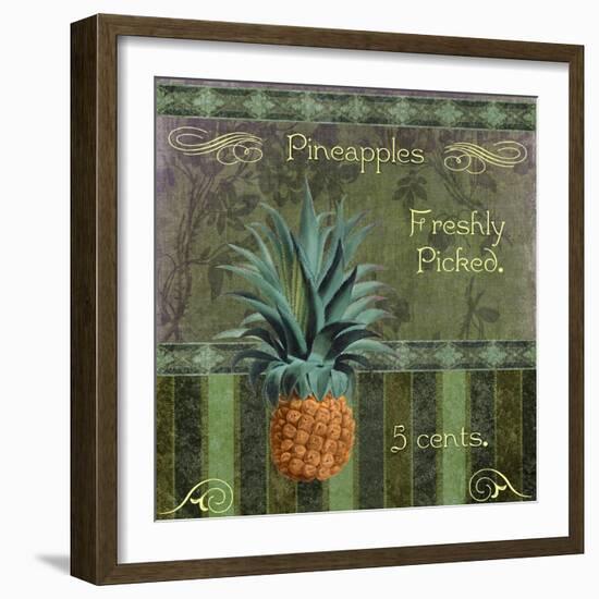 Fresh Pineapples-Mindy Sommers-Framed Giclee Print