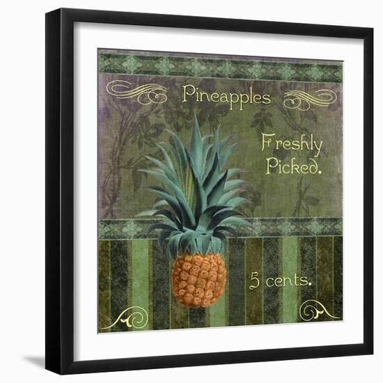 Fresh Pineapples-Mindy Sommers-Framed Giclee Print