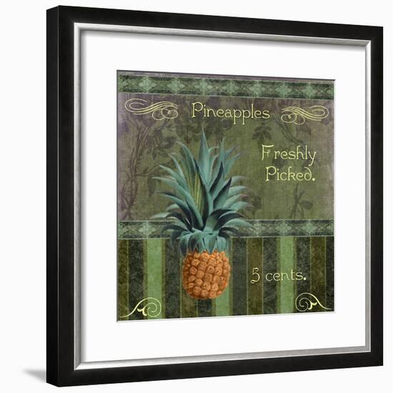 Fresh Pineapples-Mindy Sommers-Framed Giclee Print