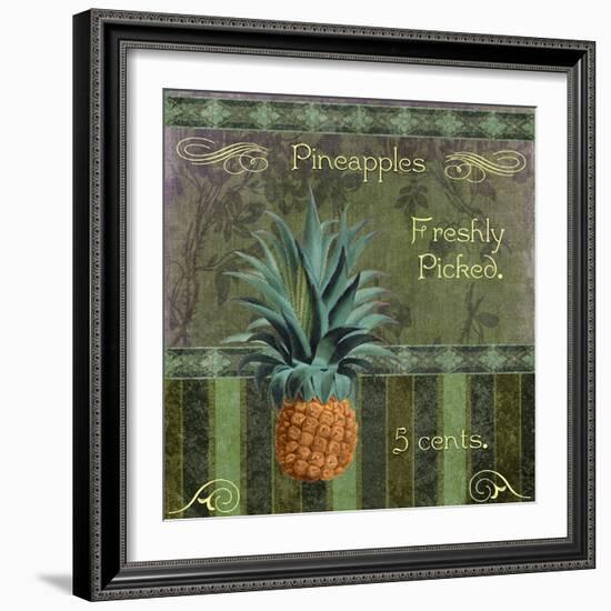 Fresh Pineapples-Mindy Sommers-Framed Giclee Print