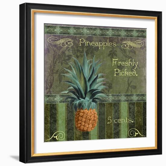 Fresh Pineapples-Mindy Sommers-Framed Giclee Print