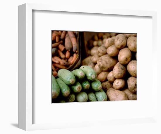 Fresh Potatoes, Carrots and Squash at Aswan Spice Market, Aswan, Egypt-Cindy Miller Hopkins-Framed Photographic Print