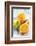 Fresh Pressed Orange Juice and Oranges-Jana Ihle-Framed Photographic Print