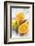 Fresh Pressed Orange Juice and Oranges-Jana Ihle-Framed Photographic Print